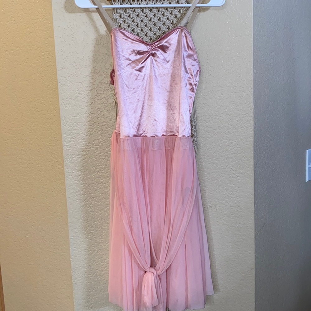 Pink Weismann halter lyrical dance dress
